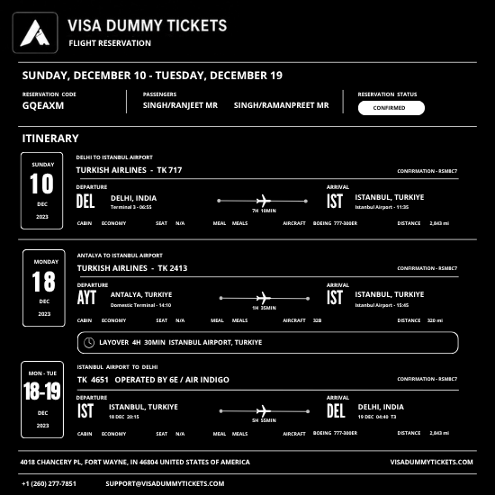 dummy-flight-for-visa-application