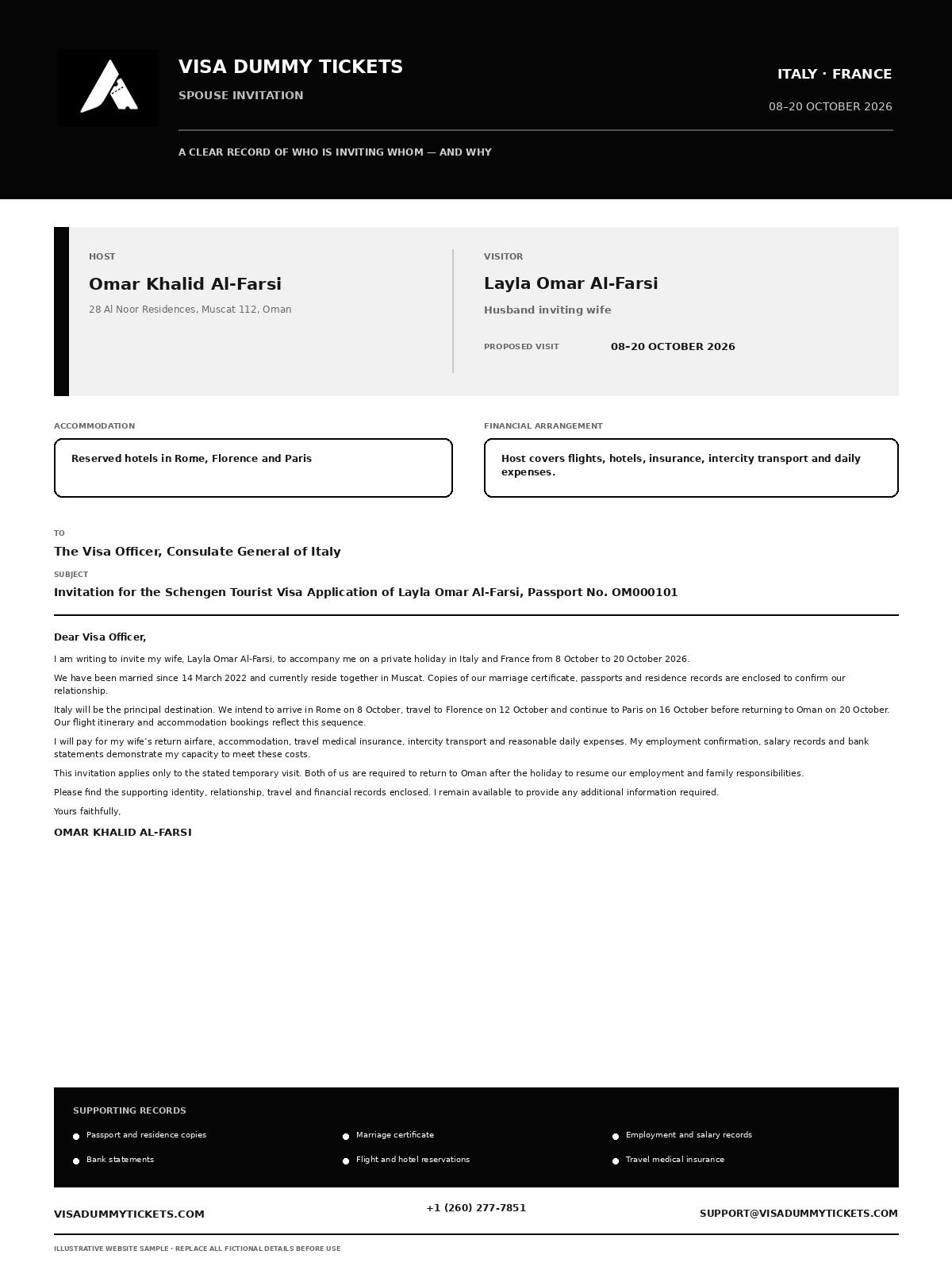 Invitation-letter-for-Tourist-Visa-application