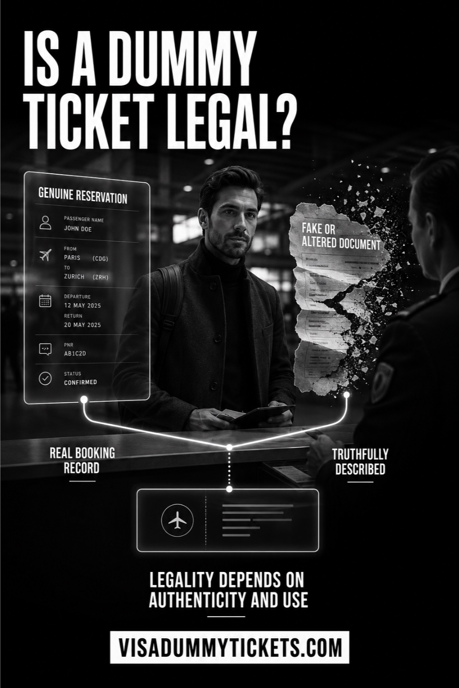 is-use-of-dummy-ticket-for-visa-application-is-legal